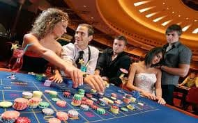 bungjitu mobile app interface showing live casino tables on iOS and Android devices